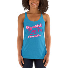 Load image into Gallery viewer, BE You tiful Teamlivetru Racerback Tank