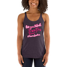 Load image into Gallery viewer, BE You tiful Teamlivetru Racerback Tank